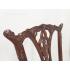 CH15 BIEGE  Стул деревянный с мягким сидением в стиле Чиппендейл, обивка - ткань 55х45х102